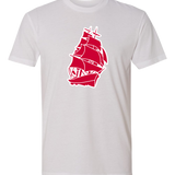 Amboy Softball - White T-Shirt - Full Front