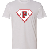 Fairmont Baseball - White T-Shirt - Full Front