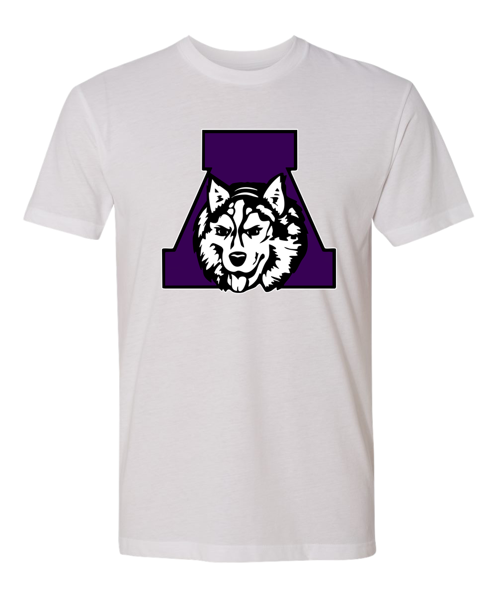 Albany Baseball and Softball - White T-Shirt - Full Front