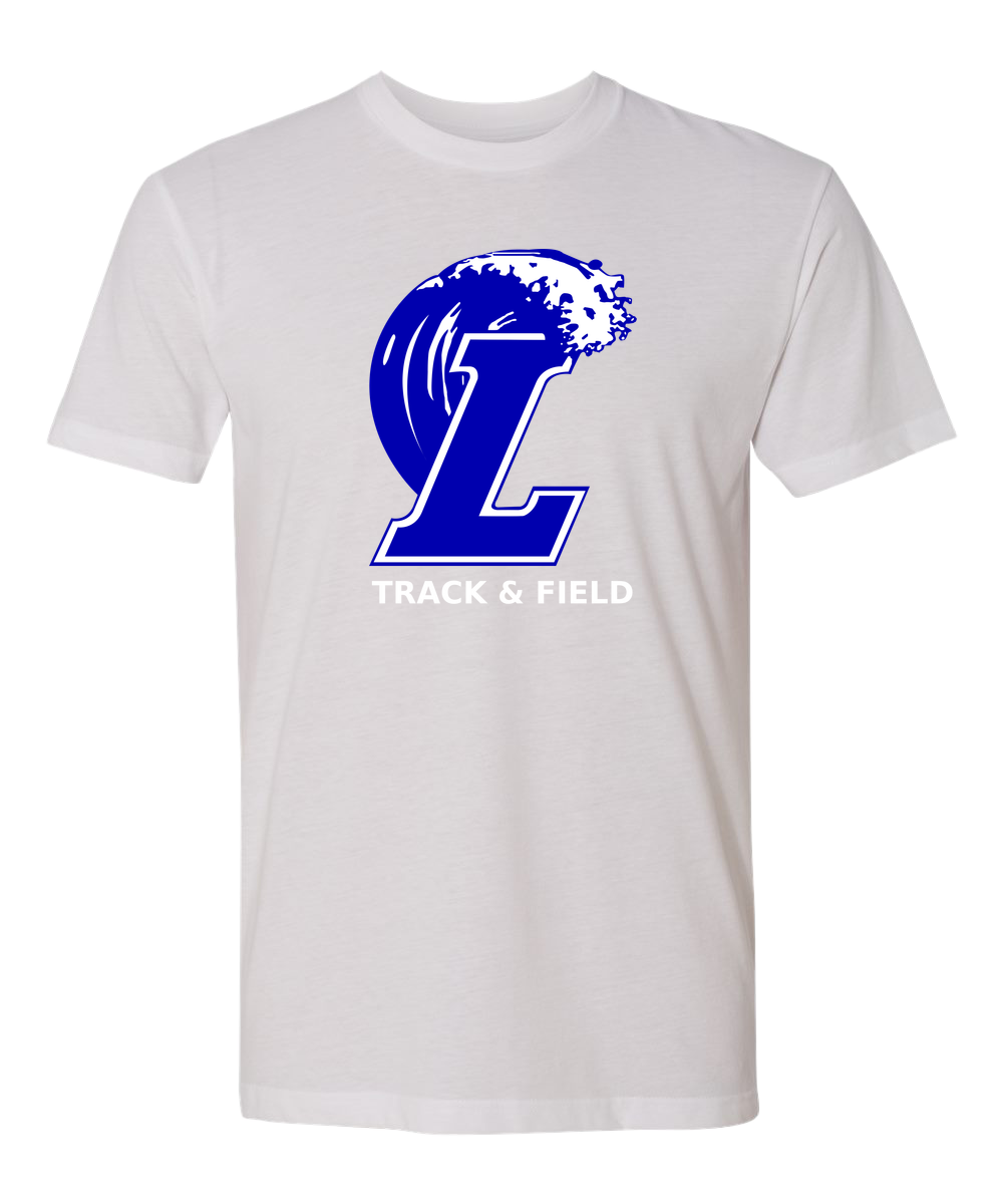 Lakeview Track - White T-Shirt - Full Front