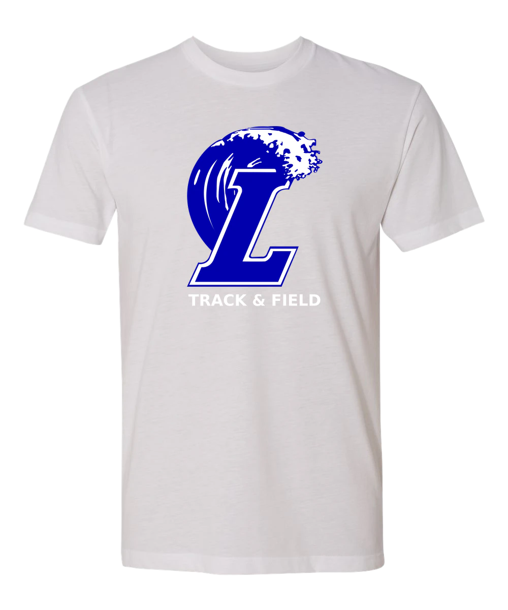 Lakeview Track - White T-Shirt - Full Front