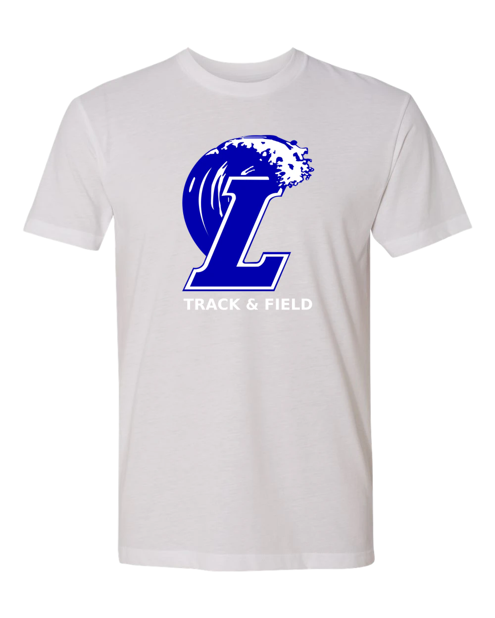 Lakeview Track - White T-Shirt - Full Front