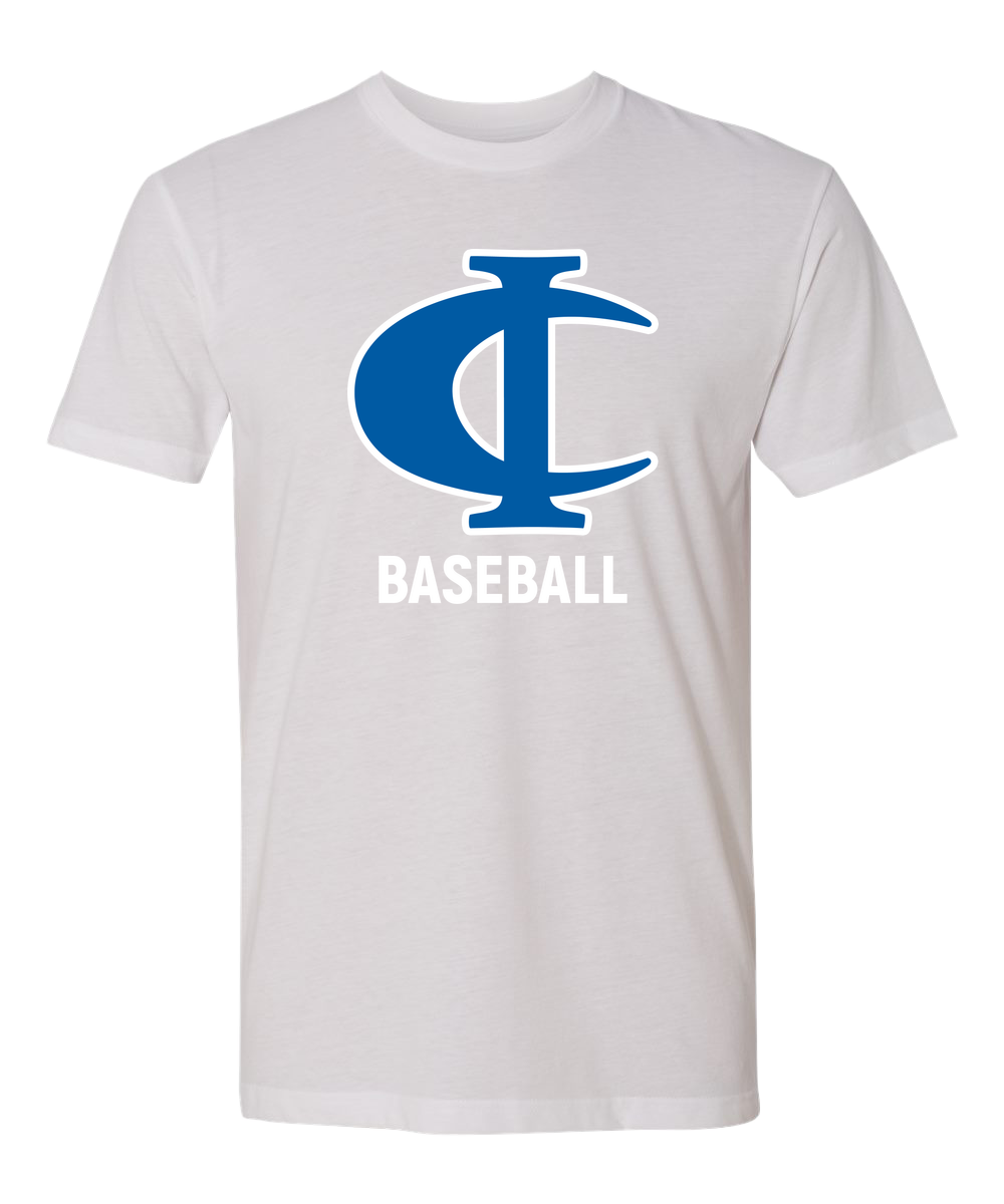 Cambridge Isanti Baseball - White T-Shirt - Full Front
