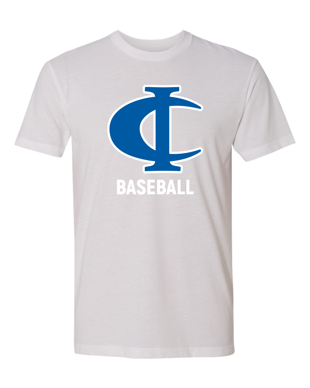 Cambridge Isanti Baseball - White T-Shirt - Full Front