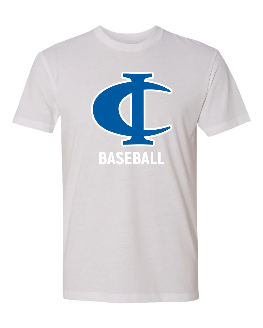 Cambridge Isanti Baseball - White T-Shirt - Full Front