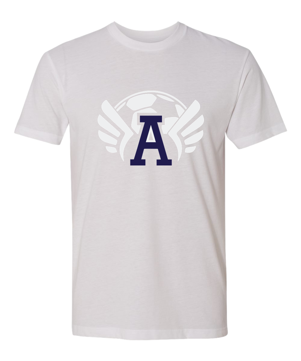 Abingdon Soccer - White T-Shirt - Full Front