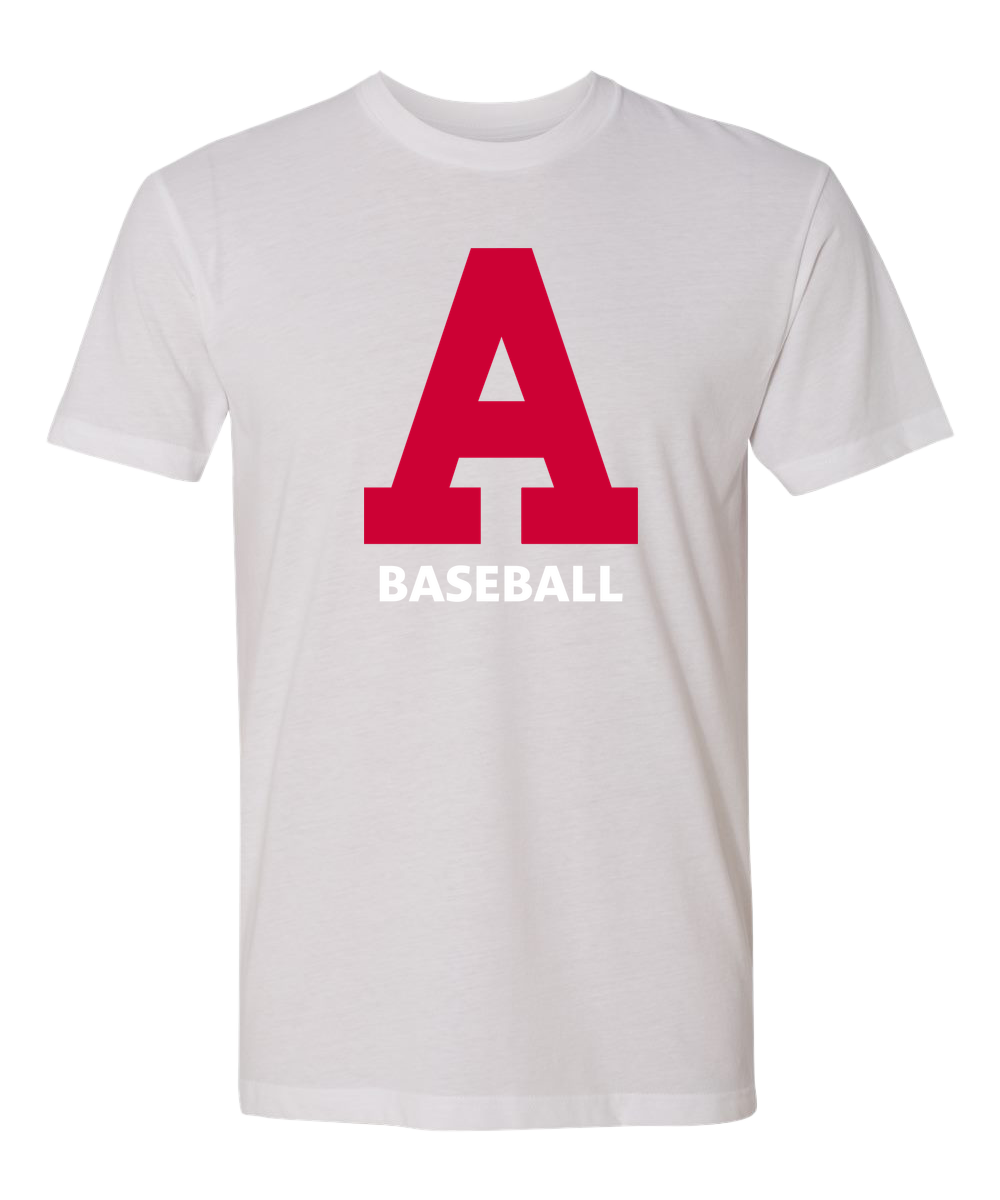 Austin Baseball - White T-Shirt - Full Front