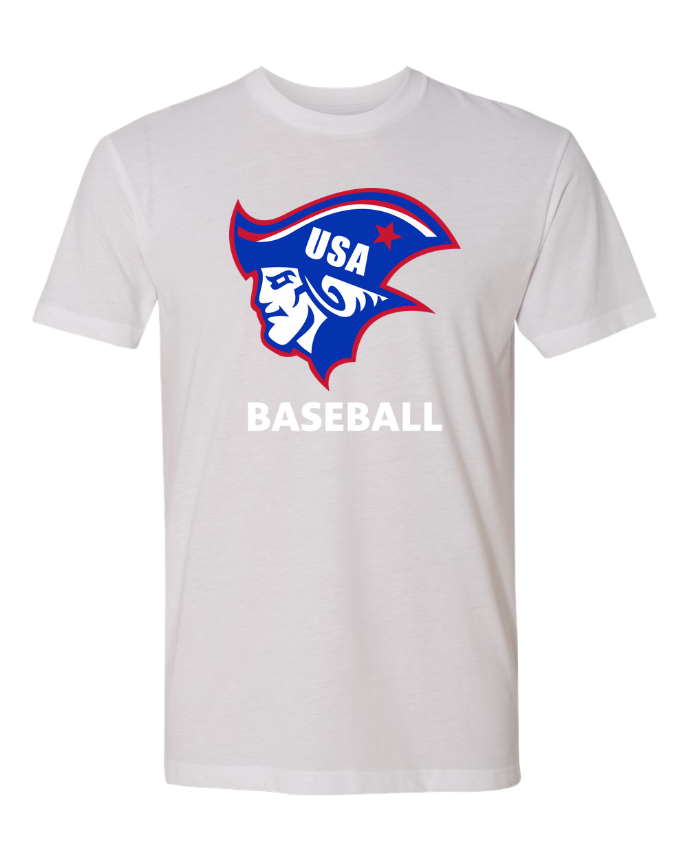 USA Baseball - White T-Shirt - Full Front