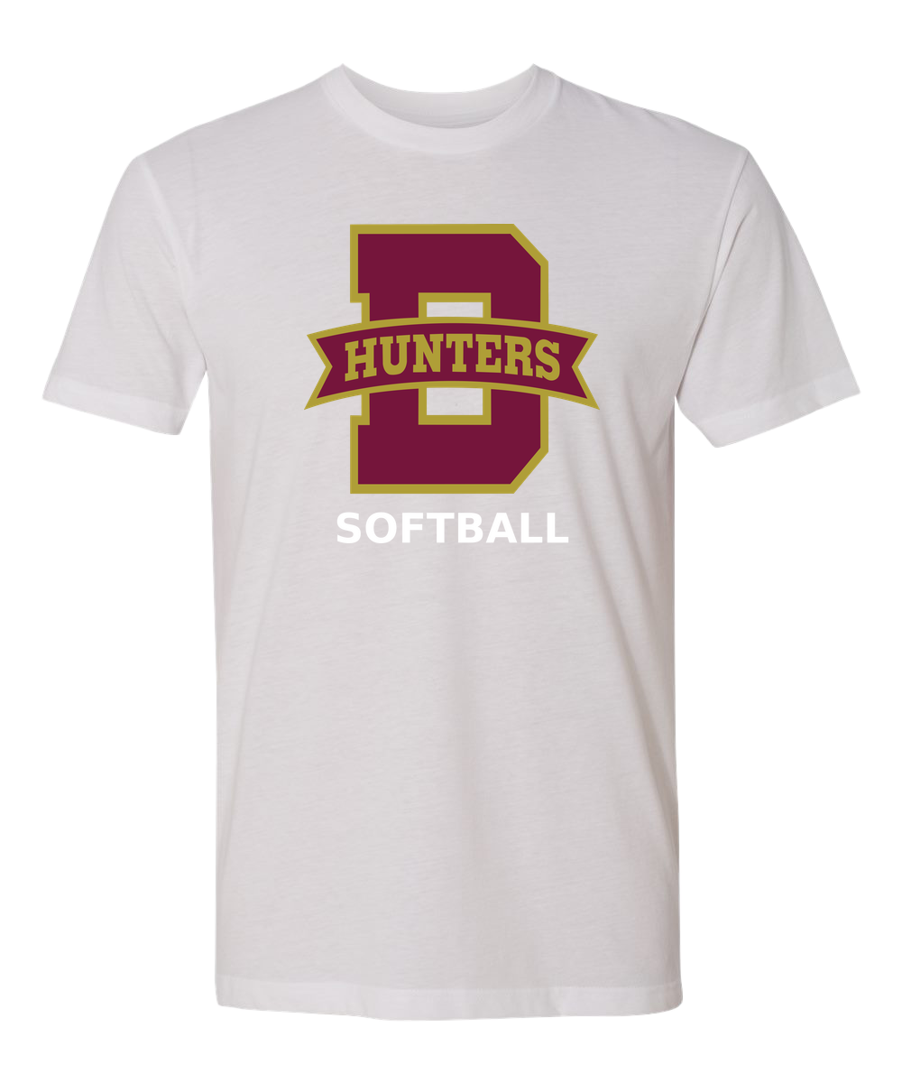 Denfeld Softball - White T-Shirt - Full Front
