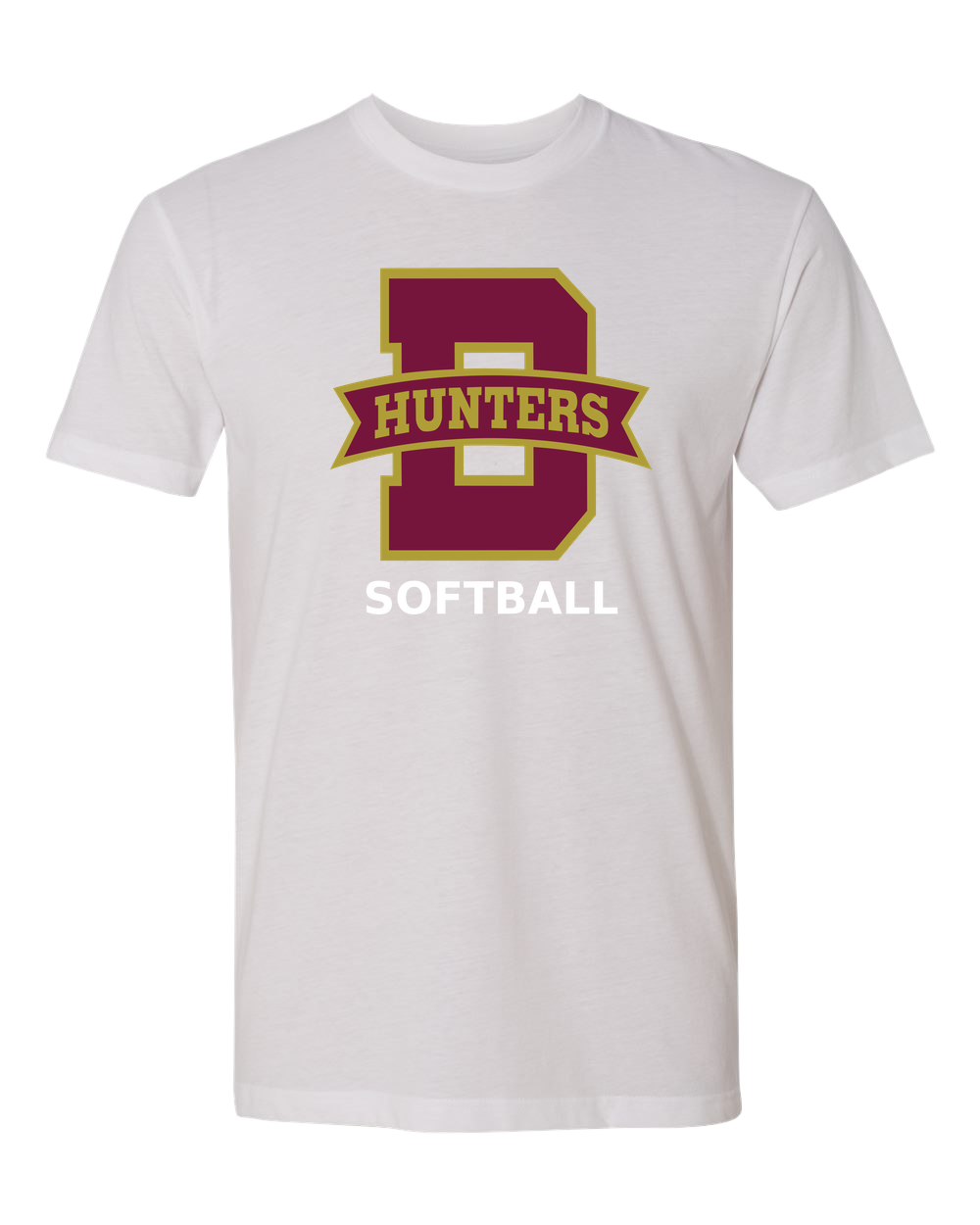 Denfeld Softball - White T-Shirt - Full Front