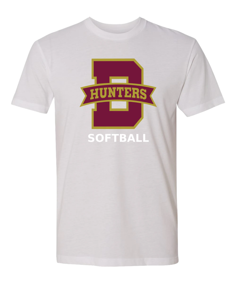 Denfeld Softball - White T-Shirt - Full Front