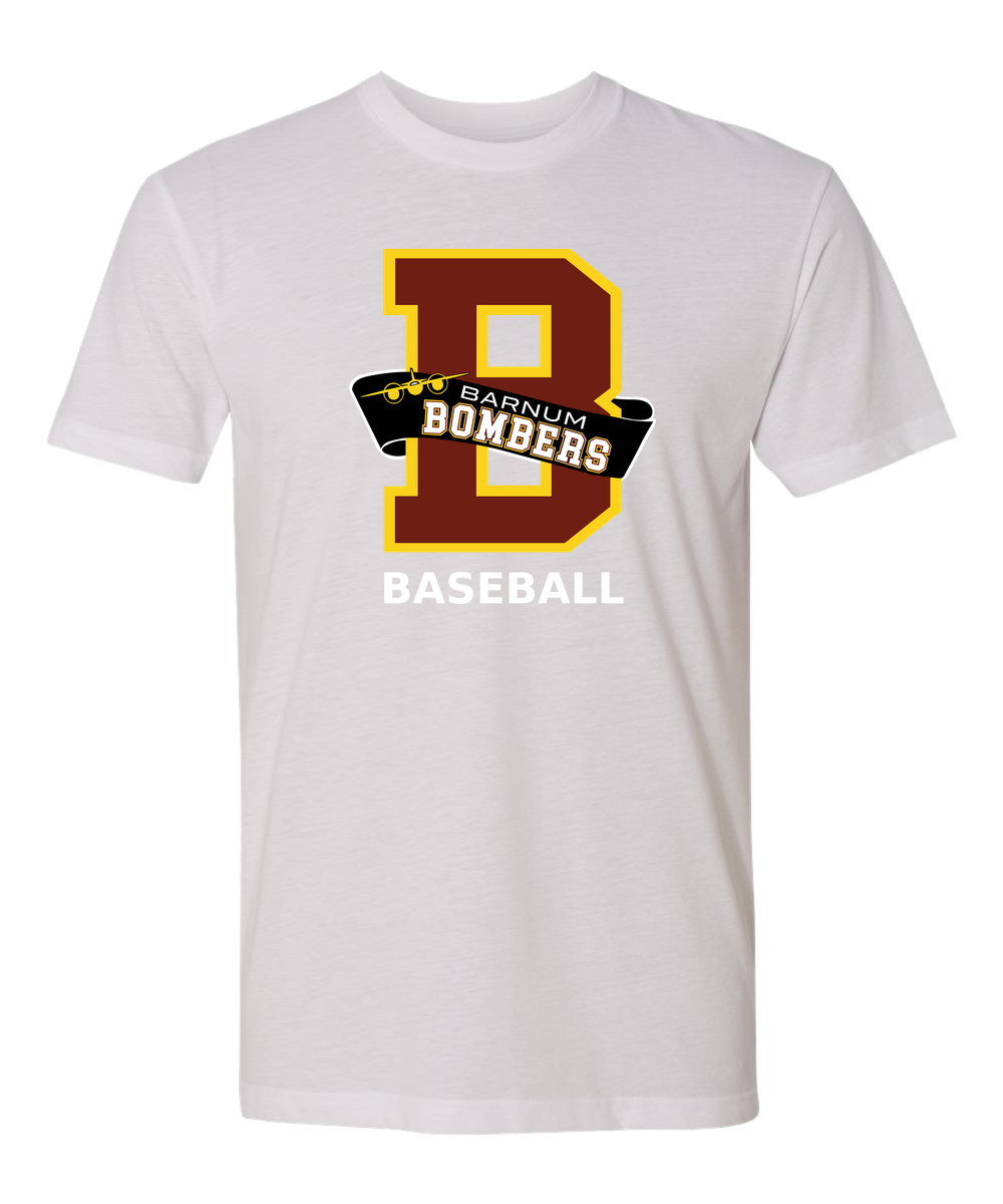Barnum Baseball - White T-Shirt - Full Front