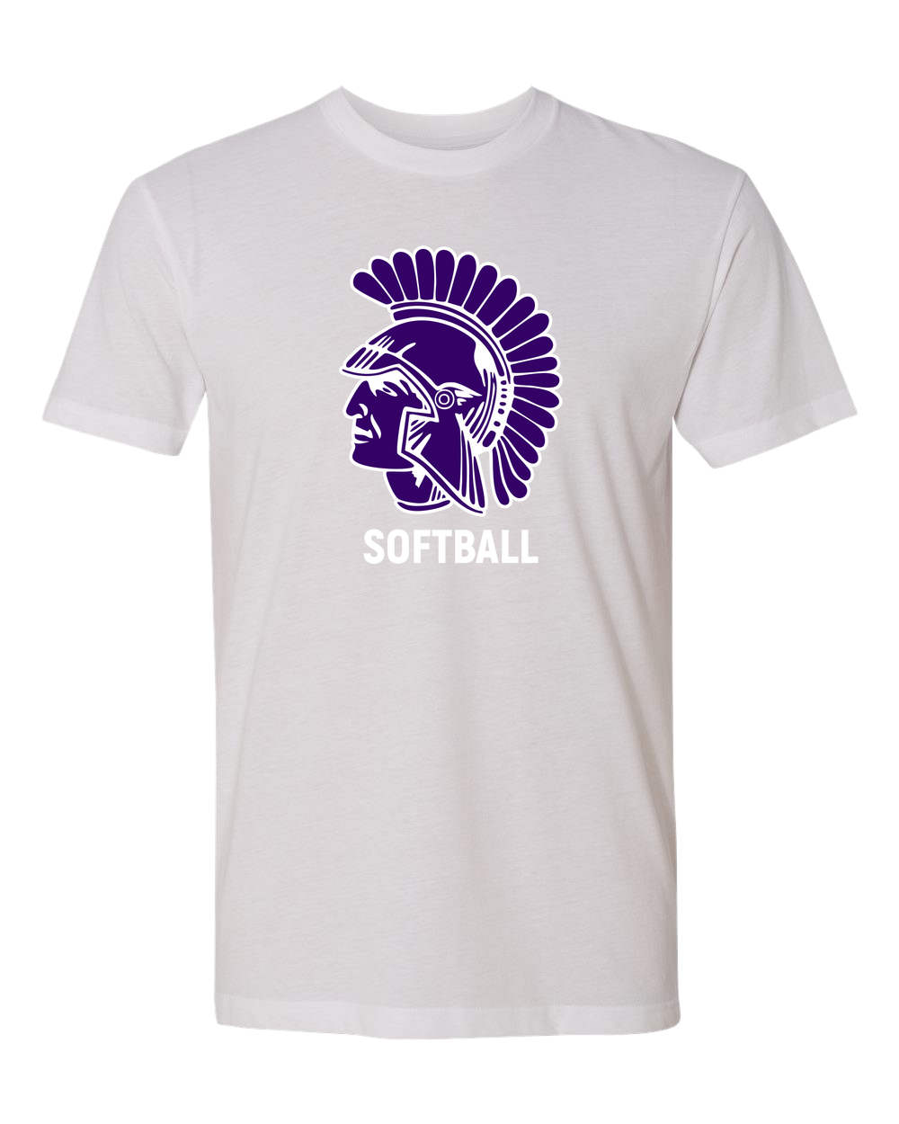 Barnesville Softball - White T-Shirt - Full Front