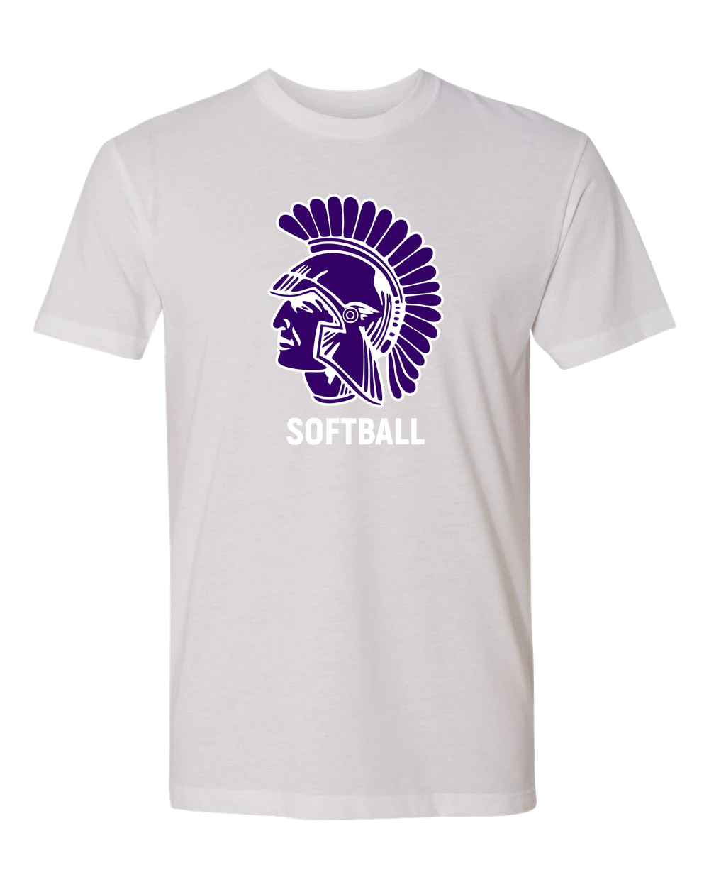 Barnesville Softball - White T-Shirt - Full Front