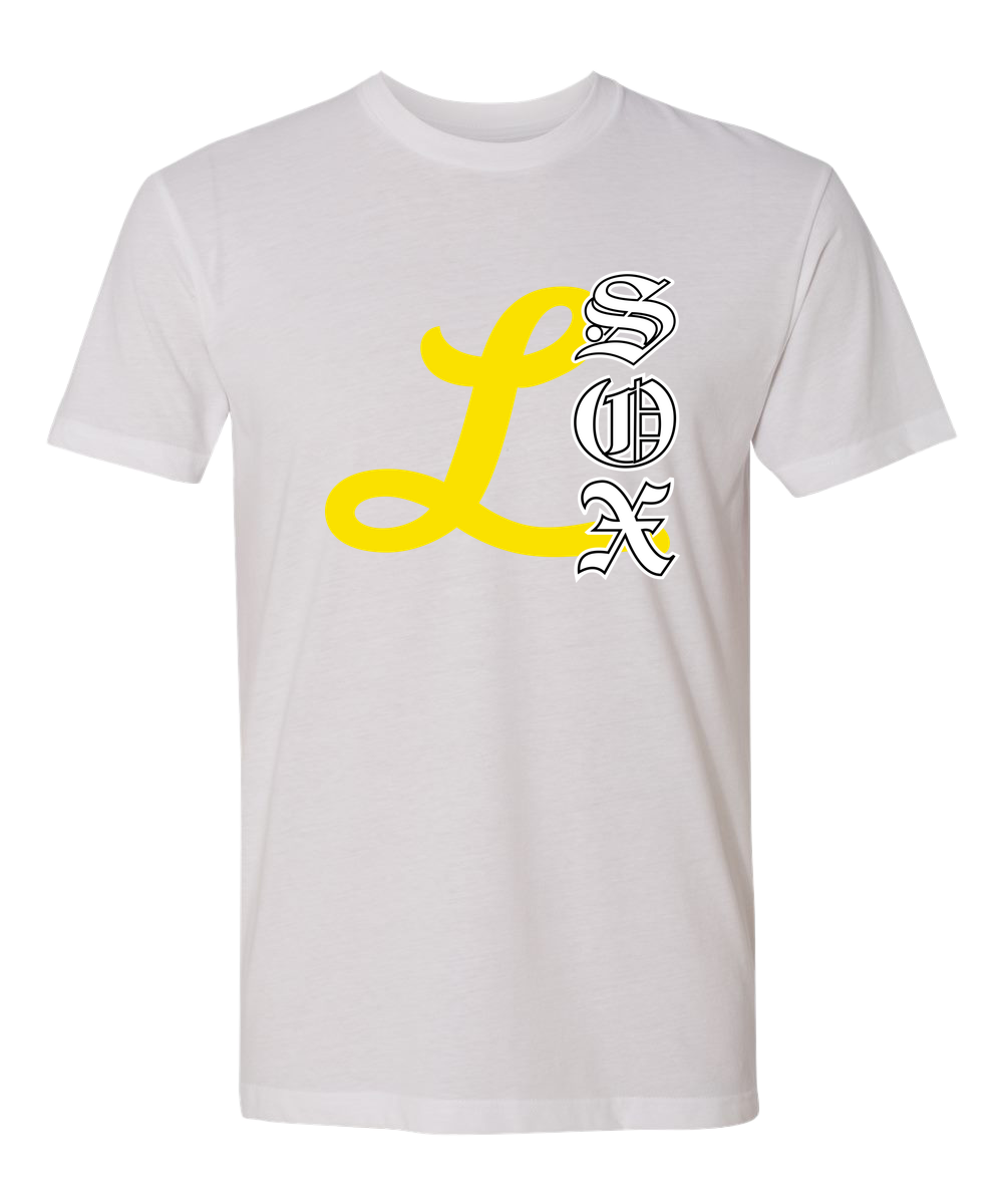 Lamberton LongSox Baseball - White T-Shirt - Full Front