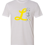 Lamberton LongSox Baseball - White T-Shirt - Full Front