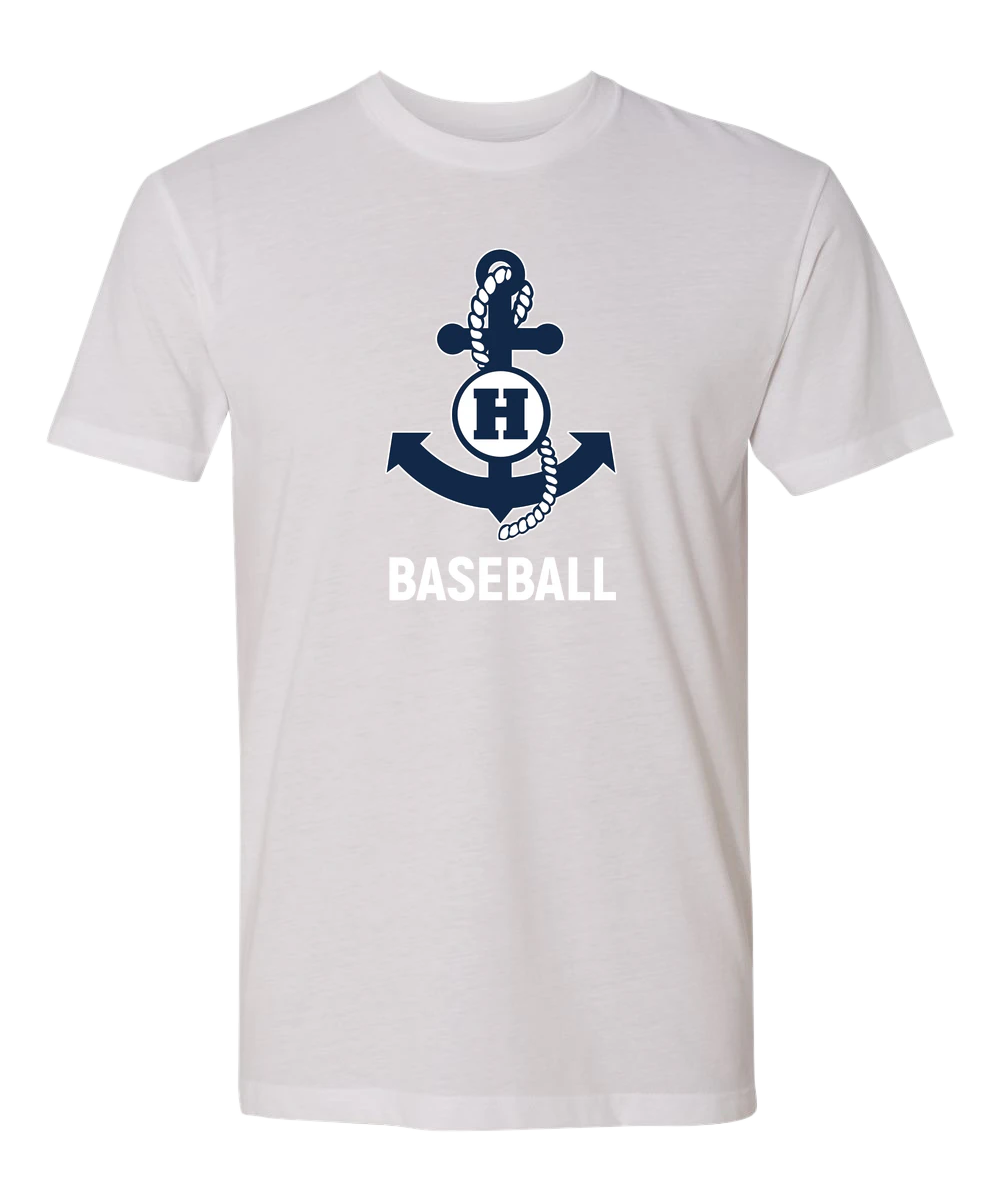 Hibbing Baseball - White T-Shirt - Full Front