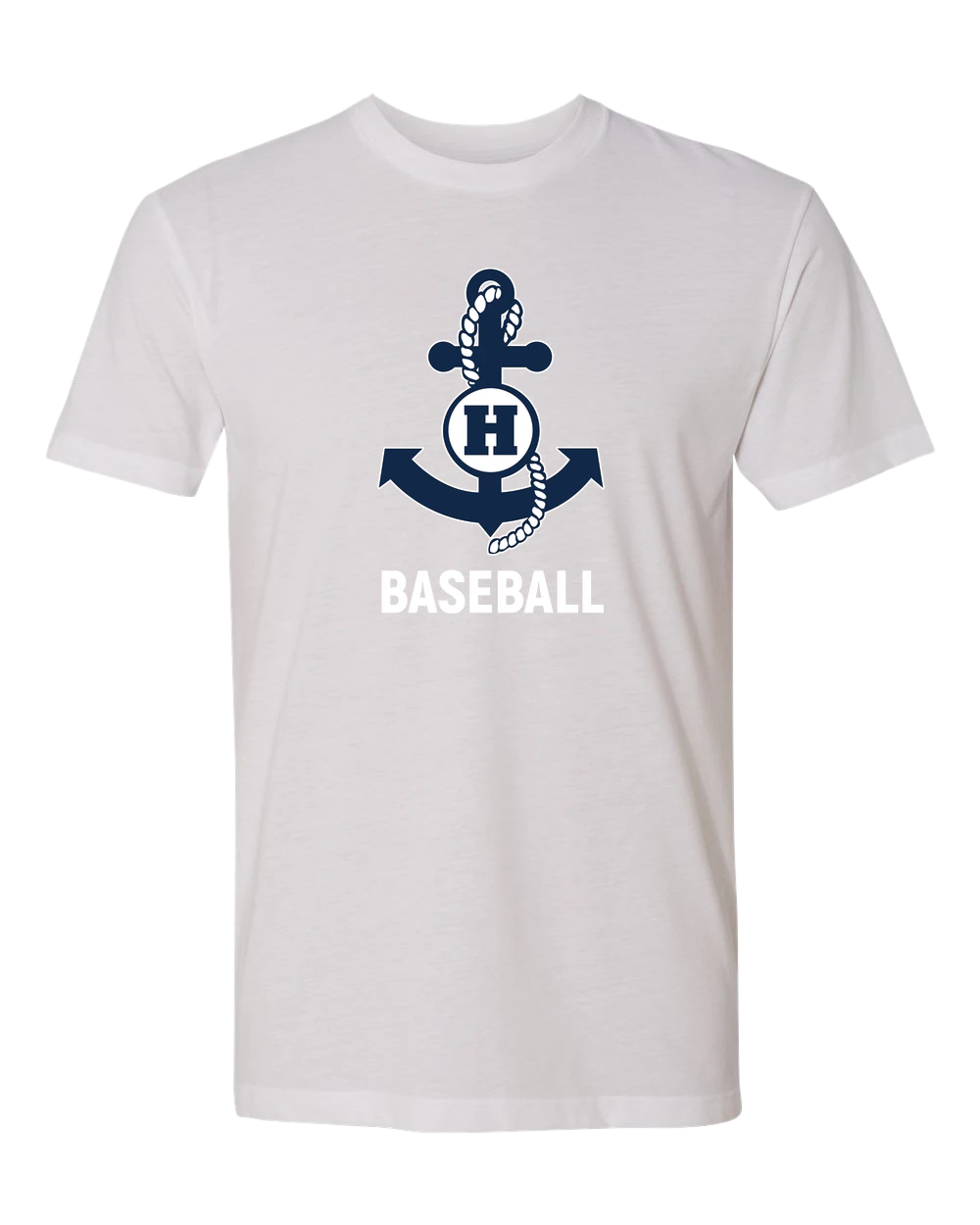 Hibbing Baseball - White T-Shirt - Full Front