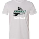 Faribault Baseball - White T-Shirt - Full Front