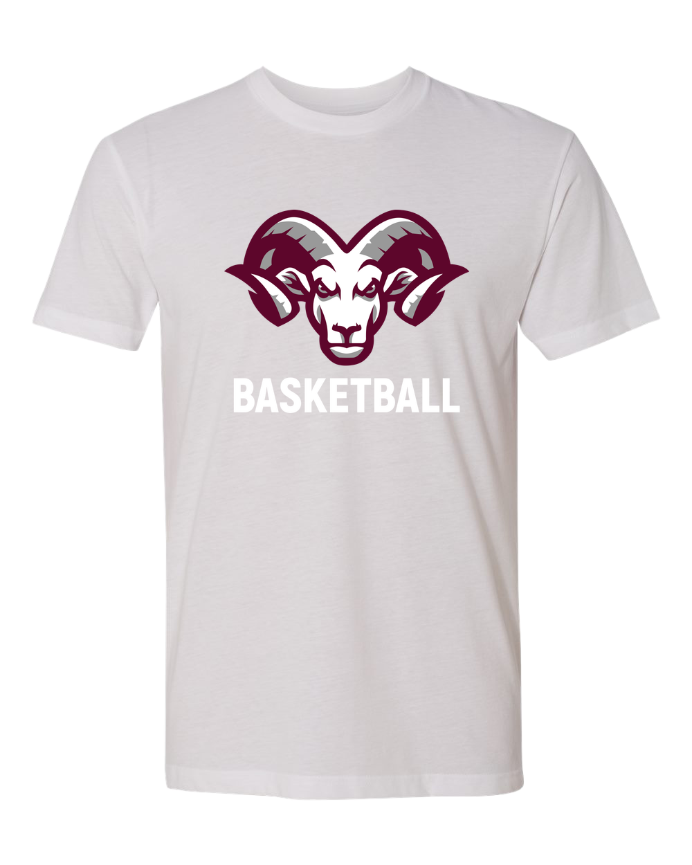 Riverview Basketball - White T-Shirt - Full Front