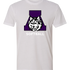 Albany Softball - White T-Shirt - Full Front