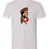 Logan Softball - White T-Shirt - Full Front