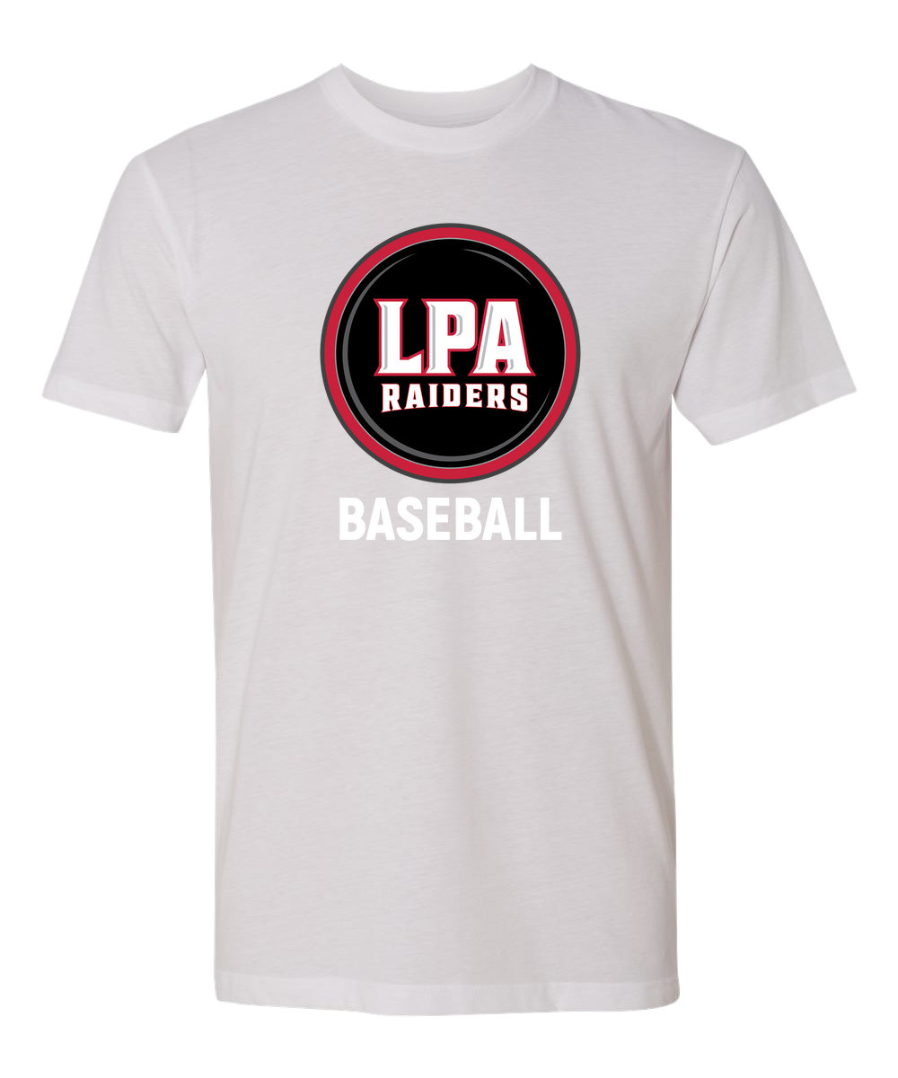 LPA BASEBALL - White T-Shirt - Full Front