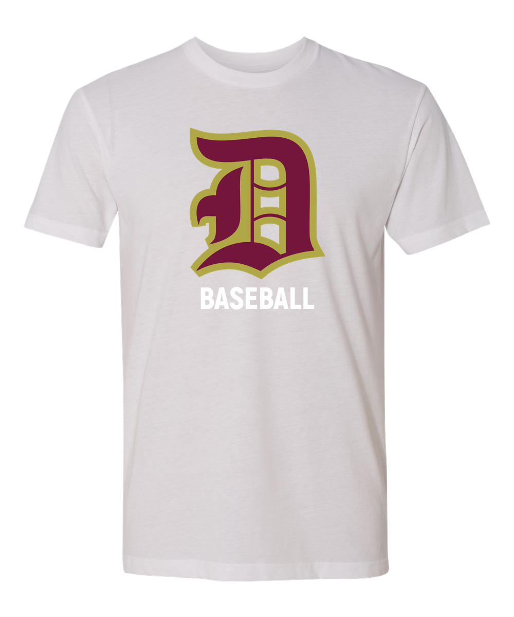 Denfeld Baseball - White T-Shirt - Full Front