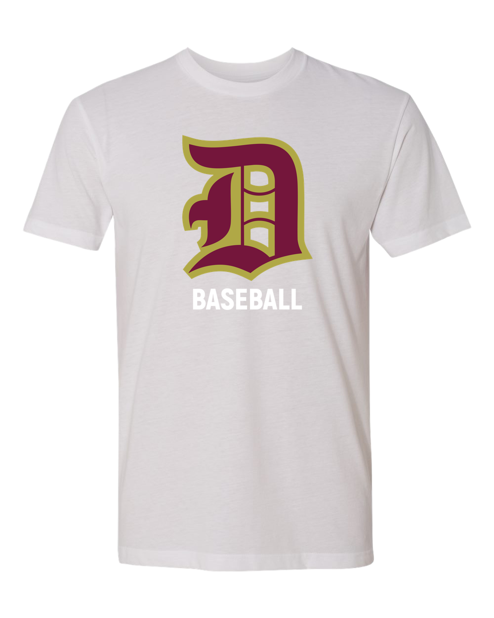 Denfeld Baseball - White T-Shirt - Full Front