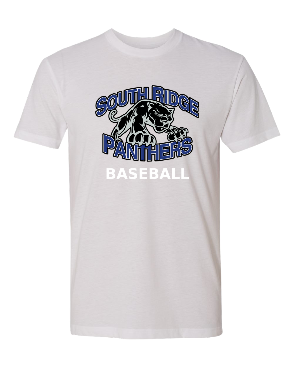 South Ridge Baseball - White T-Shirt - Full Front