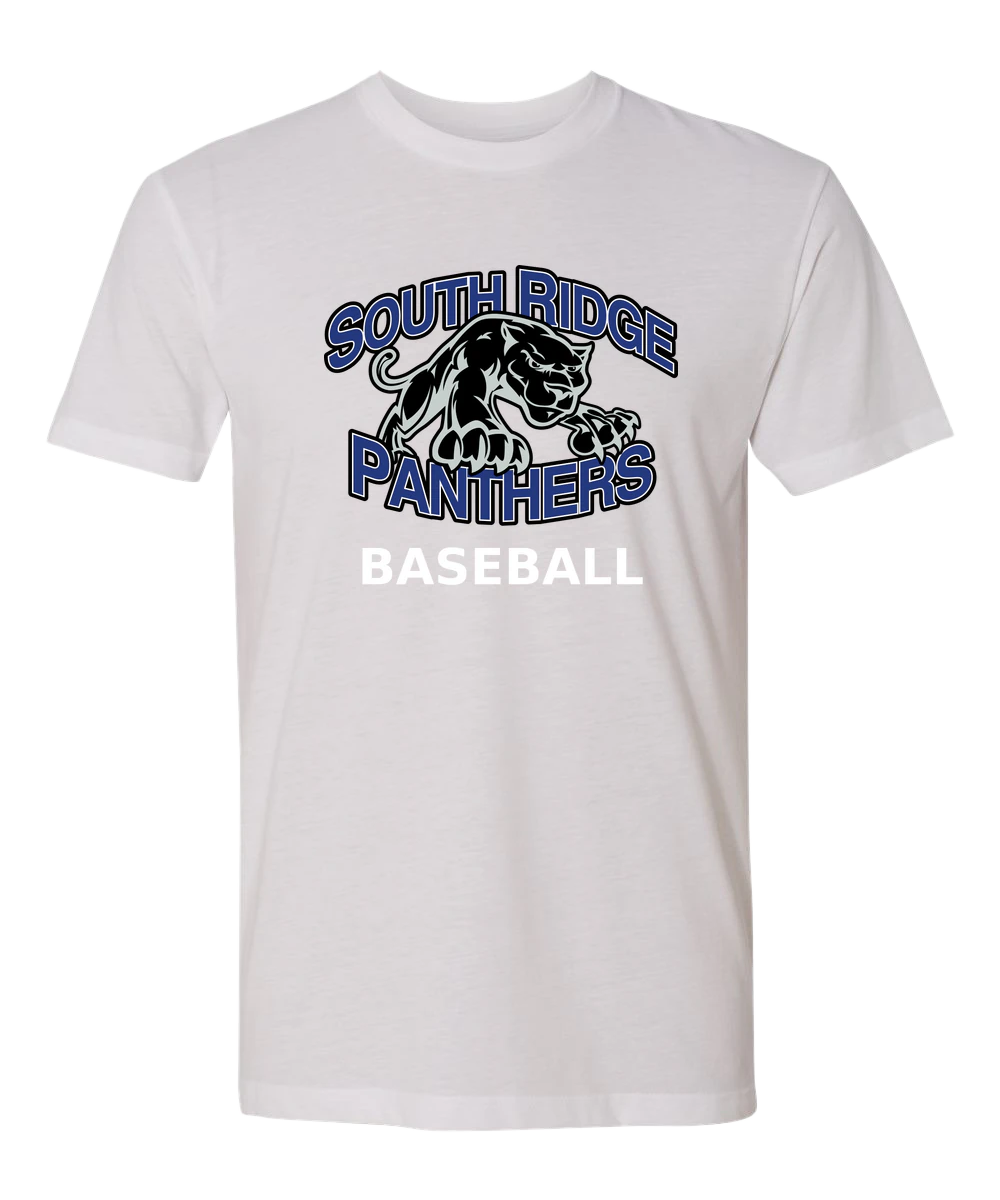South Ridge Baseball - White T-Shirt - Full Front