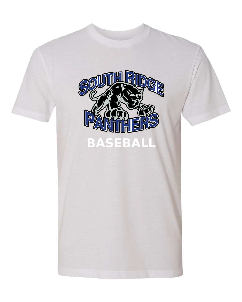 South Ridge Baseball - White T-Shirt - Full Front