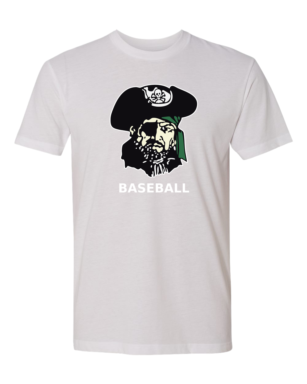 Waterville-Elysian-Morristown Baseball - White T-Shirt - Full Front
