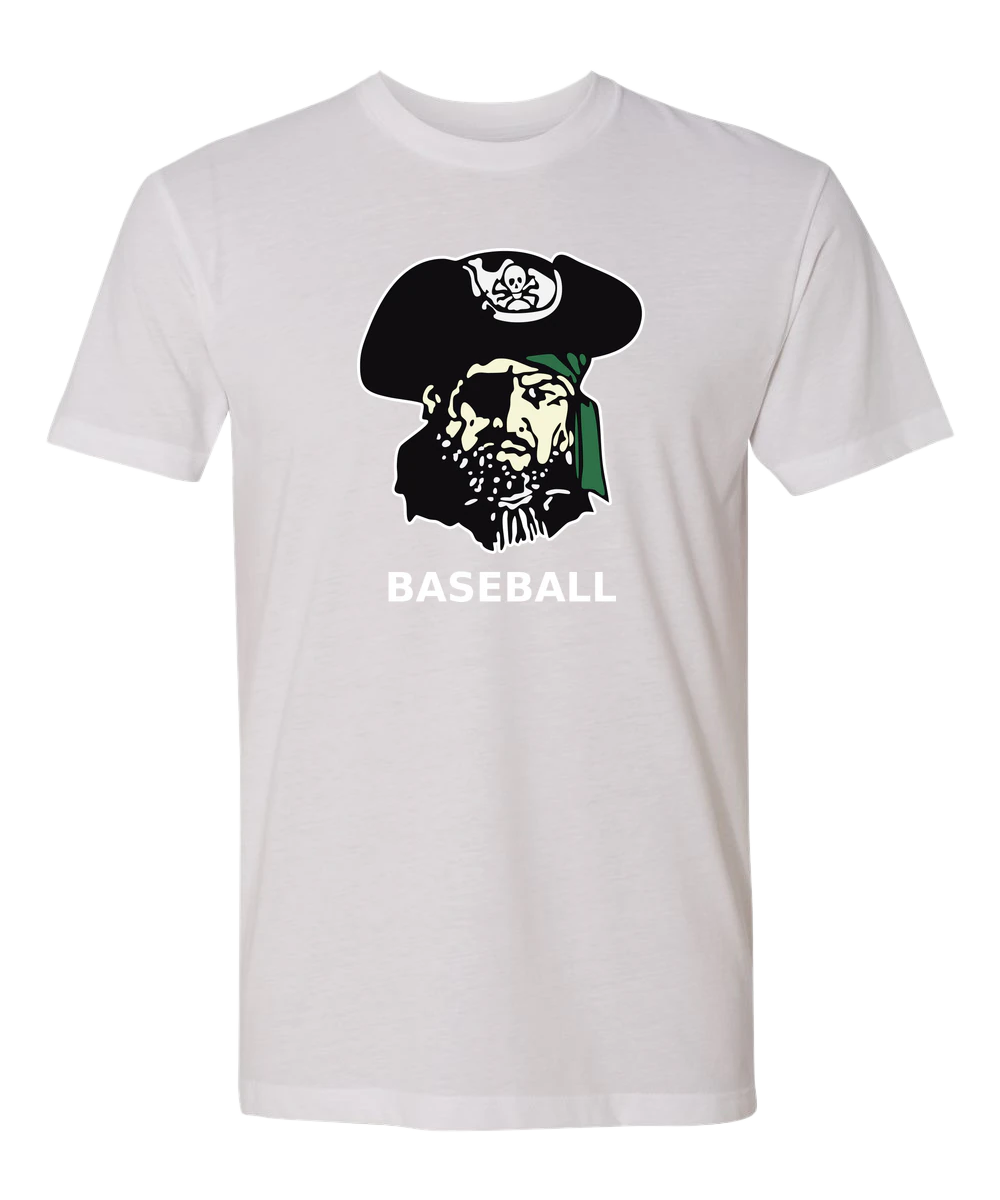 Waterville-Elysian-Morristown Baseball - White T-Shirt - Full Front