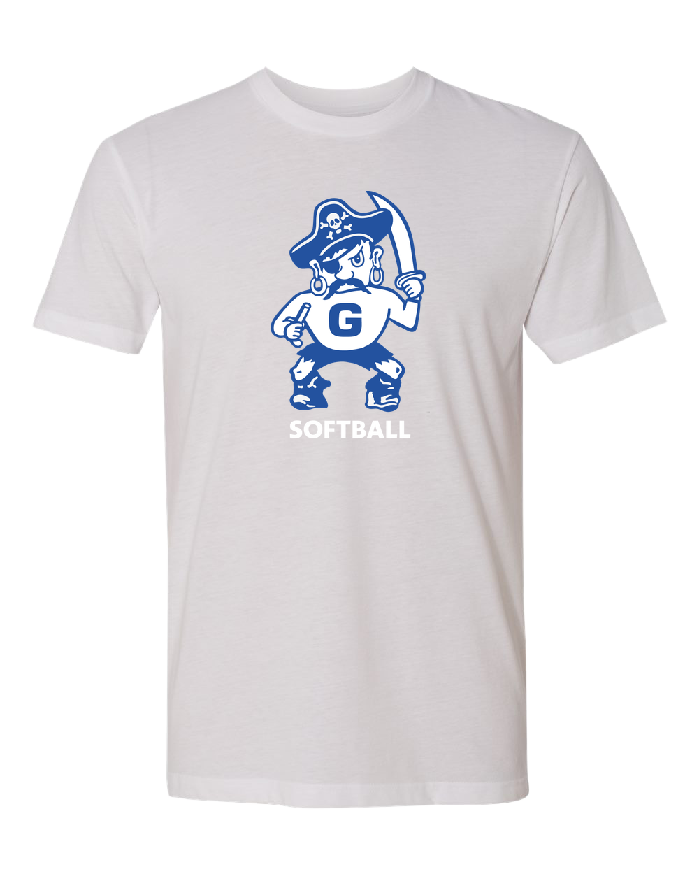 Galena Softball - White T-Shirt - Full Front