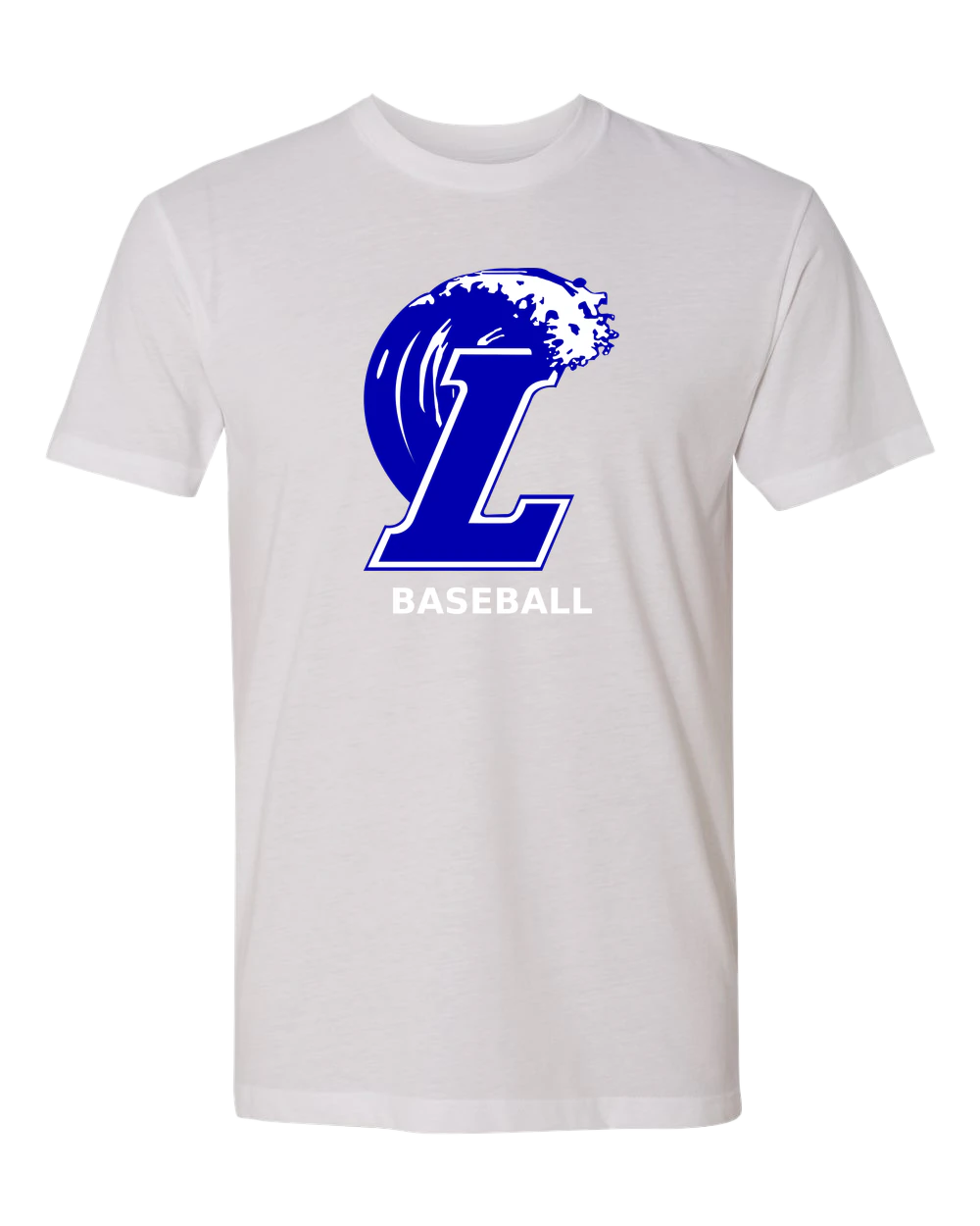 Lakeview Baseball - White T-Shirt - Full Front