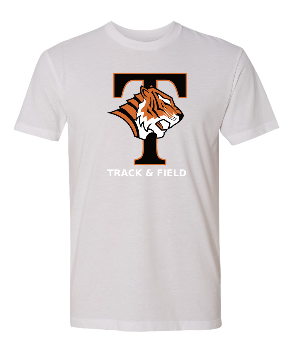 St. Cloud Tech Track & Field - White T-Shirt - Full Front