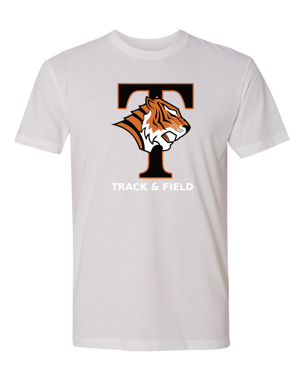St. Cloud Tech Track & Field - White T-Shirt - Full Front
