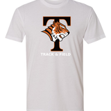 St. Cloud Tech Track & Field - White T-Shirt - Full Front