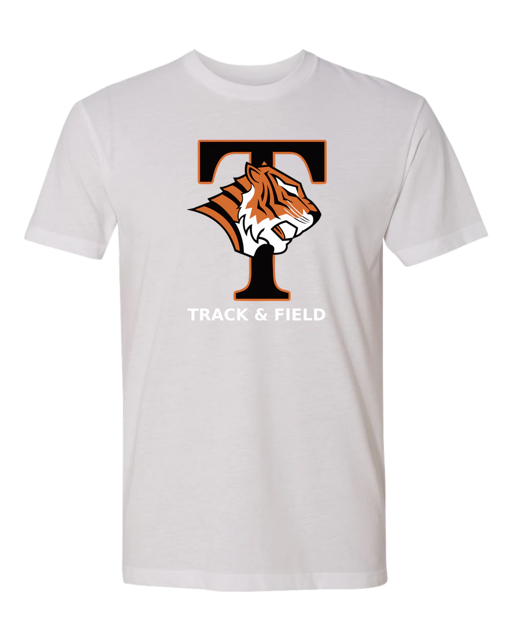 St. Cloud Tech Track & Field - White T-Shirt - Full Front