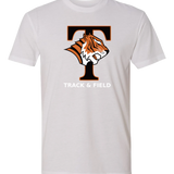 St. Cloud Tech Track & Field - White T-Shirt - Full Front