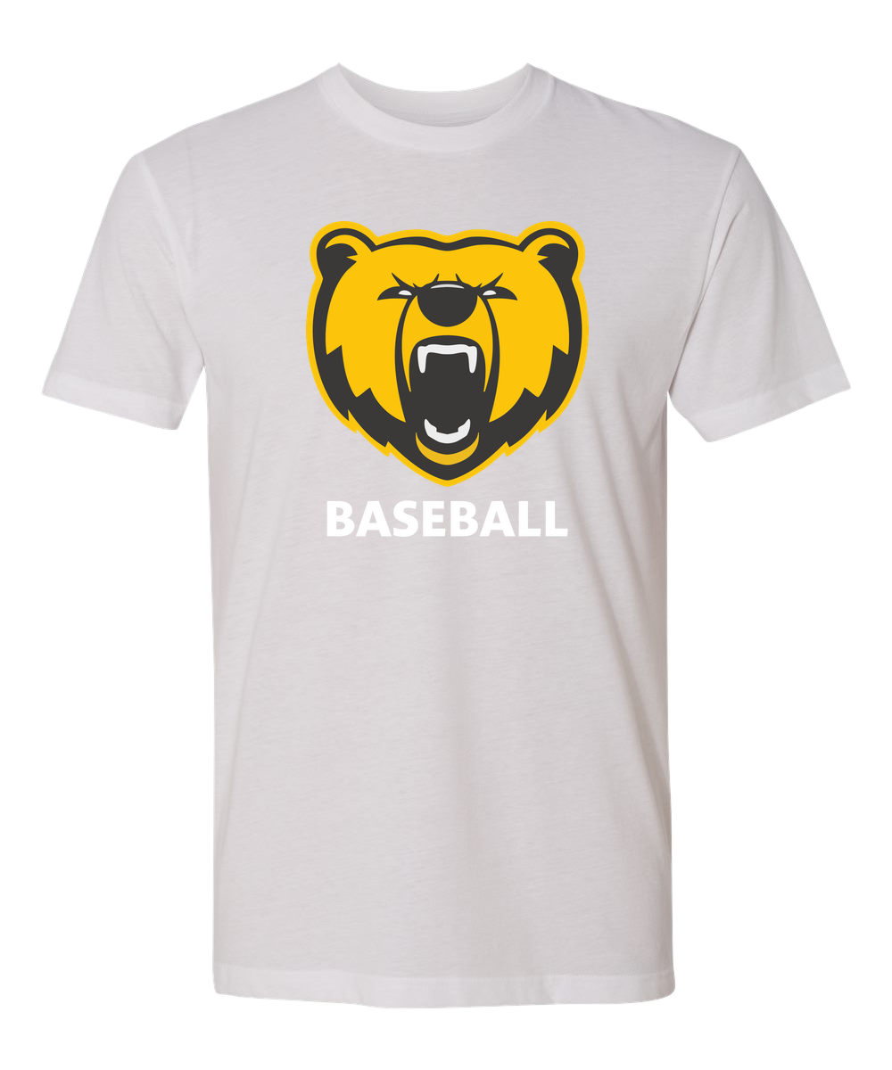 Byron Baseball - White T-Shirt - Full Front