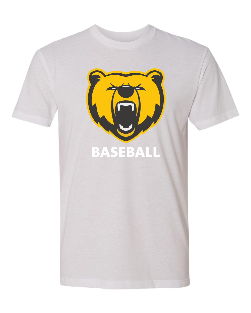 Byron Baseball - White T-Shirt - Full Front