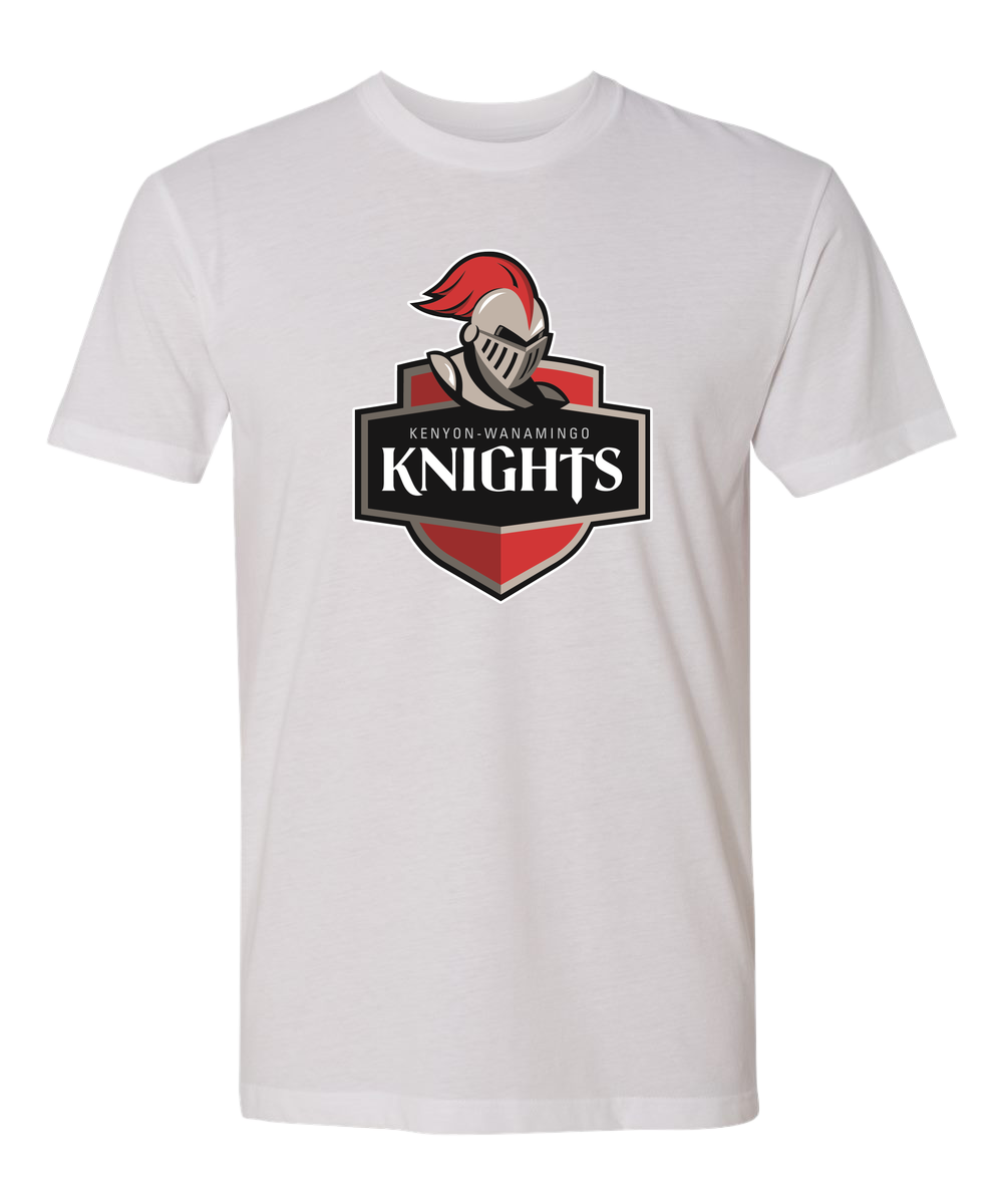 Kenyon Wanamingo Baseball - White T-Shirt - Full Front