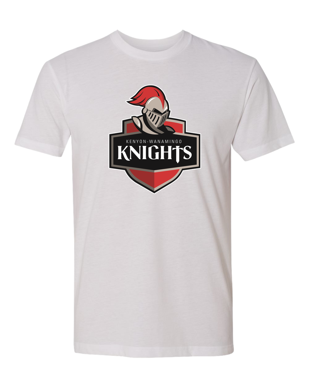 Kenyon Wanamingo Baseball - White T-Shirt - Full Front
