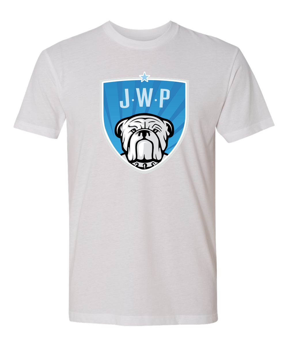 JWP Youth Baseball and Softball - White T-Shirt - Full Front