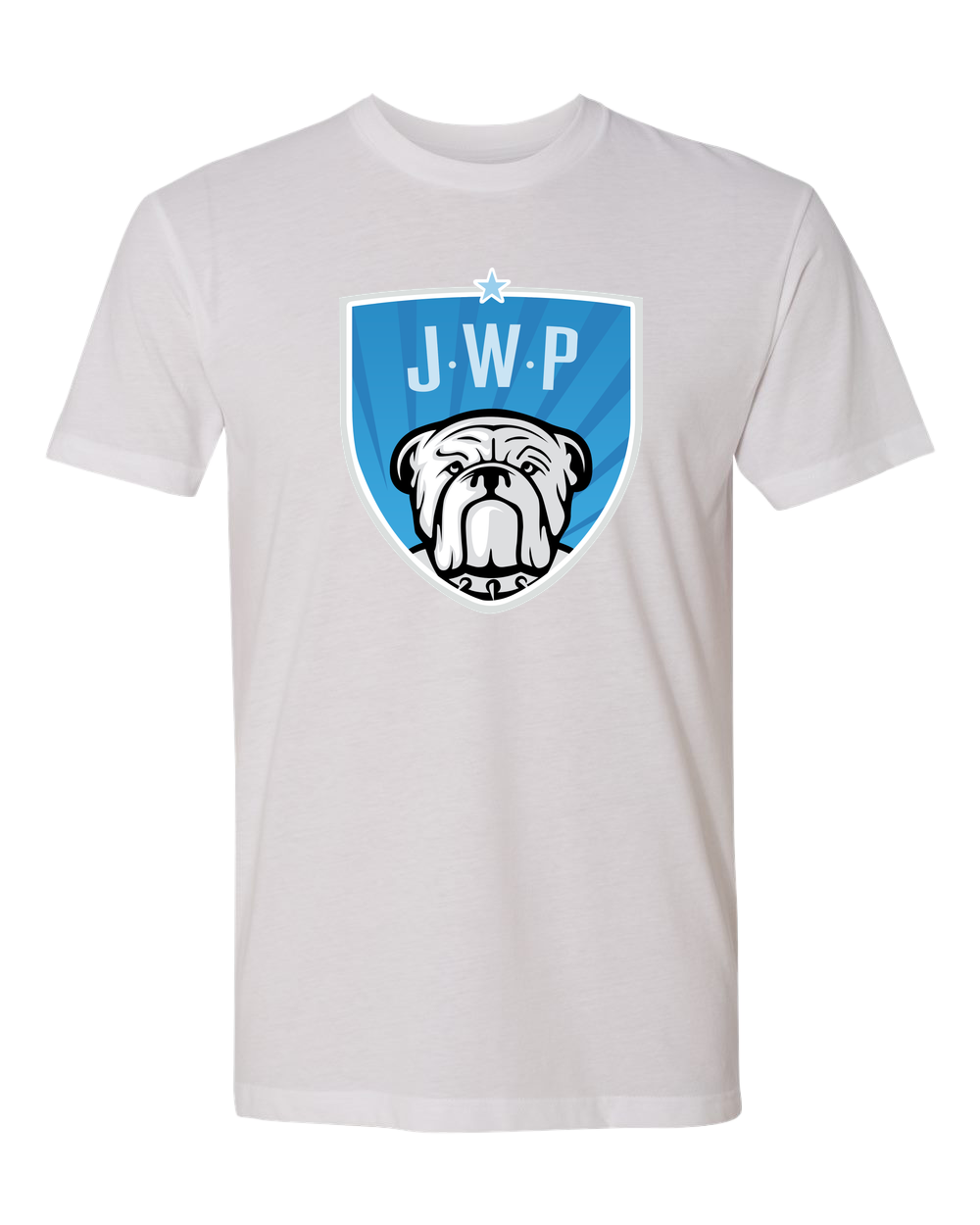 JWP Youth Baseball and Softball - White T-Shirt - Full Front