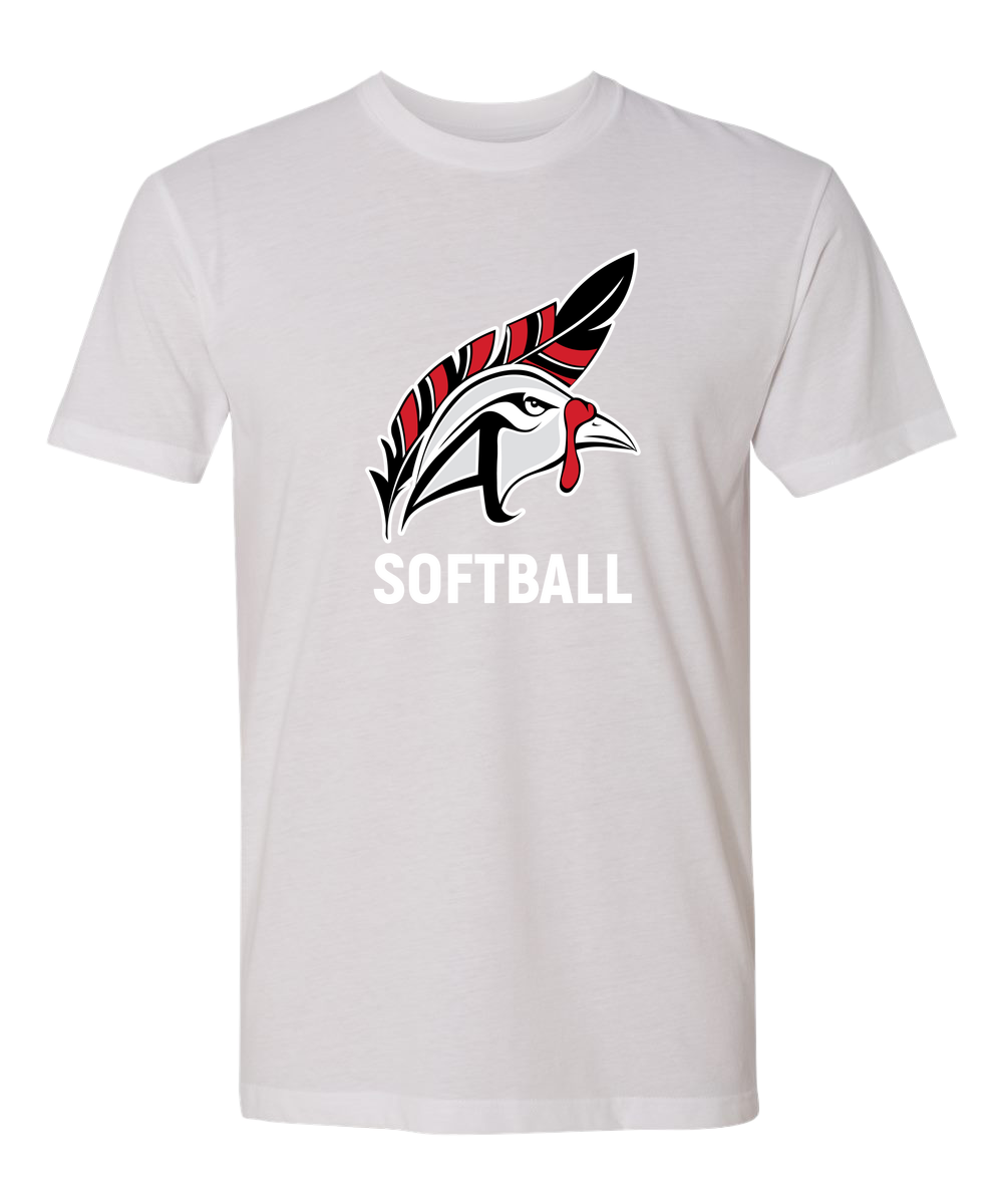 Aitkin Softball - White T-Shirt - Full Front