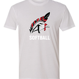 Aitkin Softball - White T-Shirt - Full Front