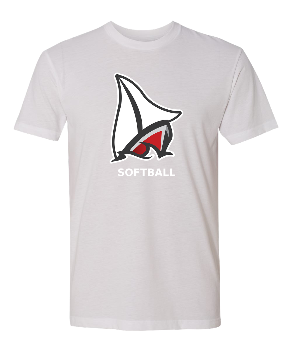 Detroit Lakes Softball - White T-Shirt - Full Front